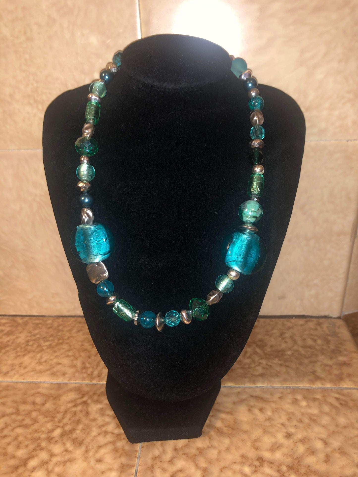 Ocean waters necklace