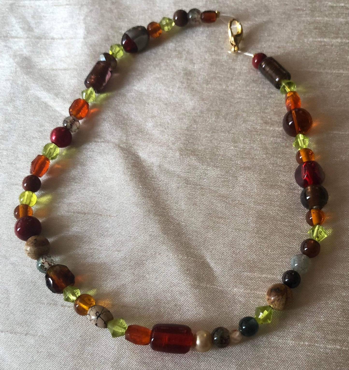 Amber woods necklace