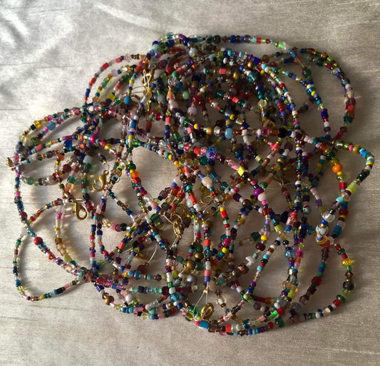 Seed bead chokers